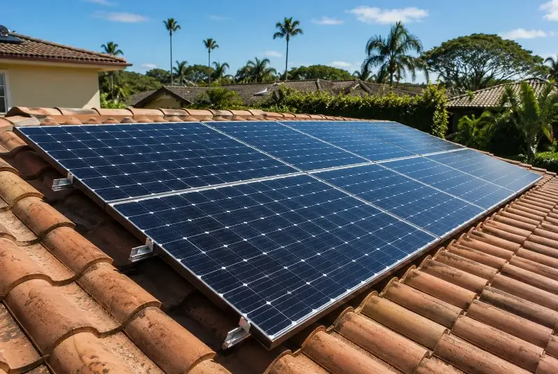 Installation de panneaux solaires à Oeyreluy